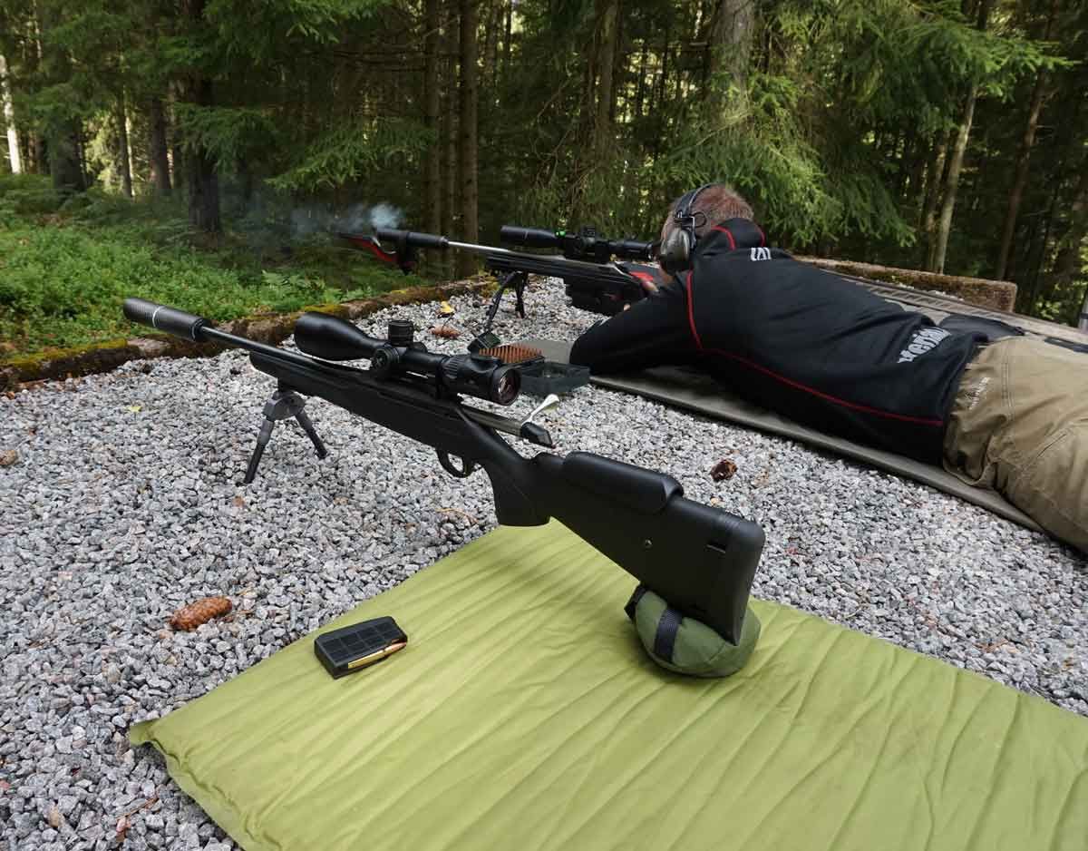 test ljuddämpare för jakt